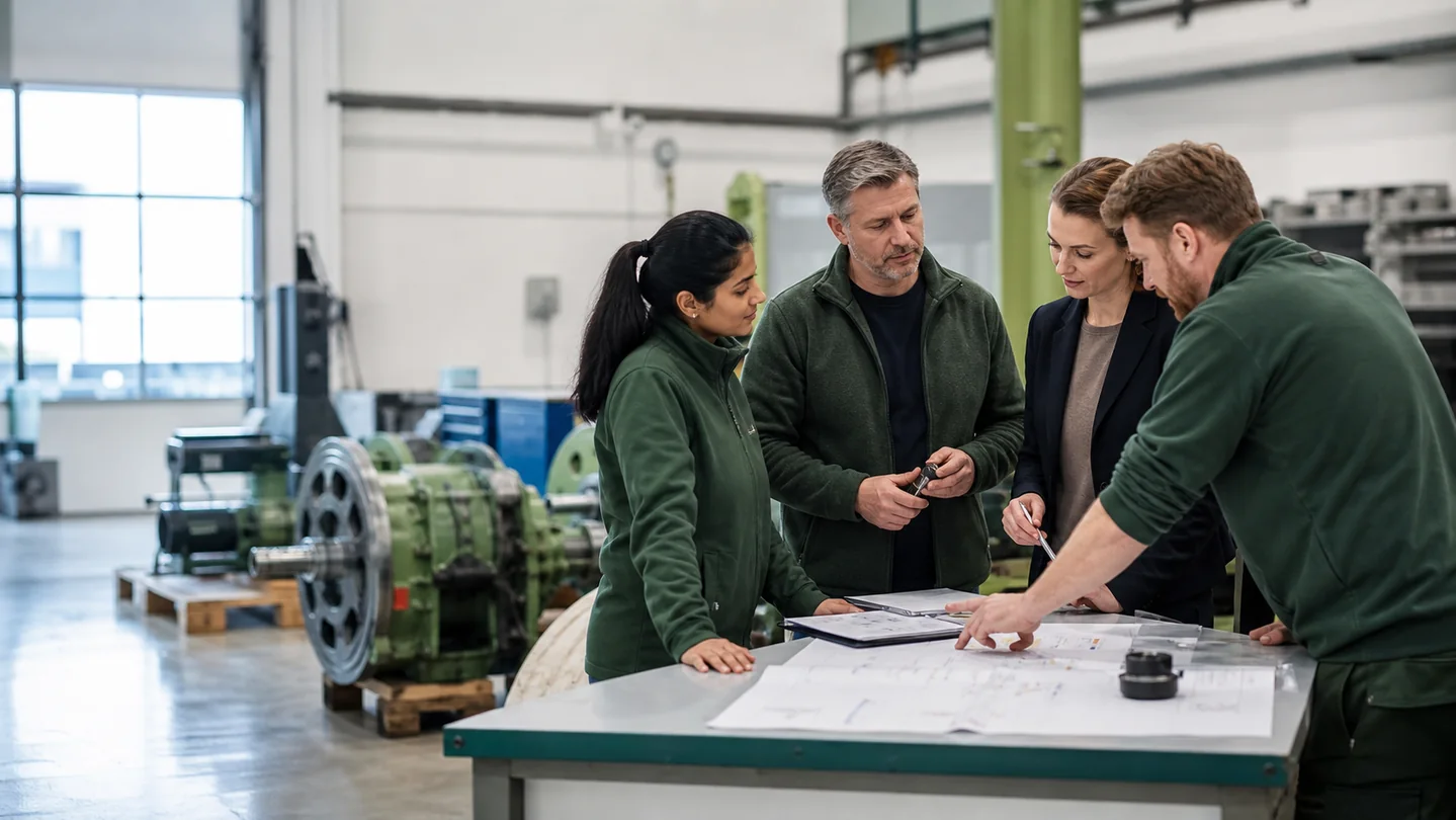 Illustrative industrial services environment
